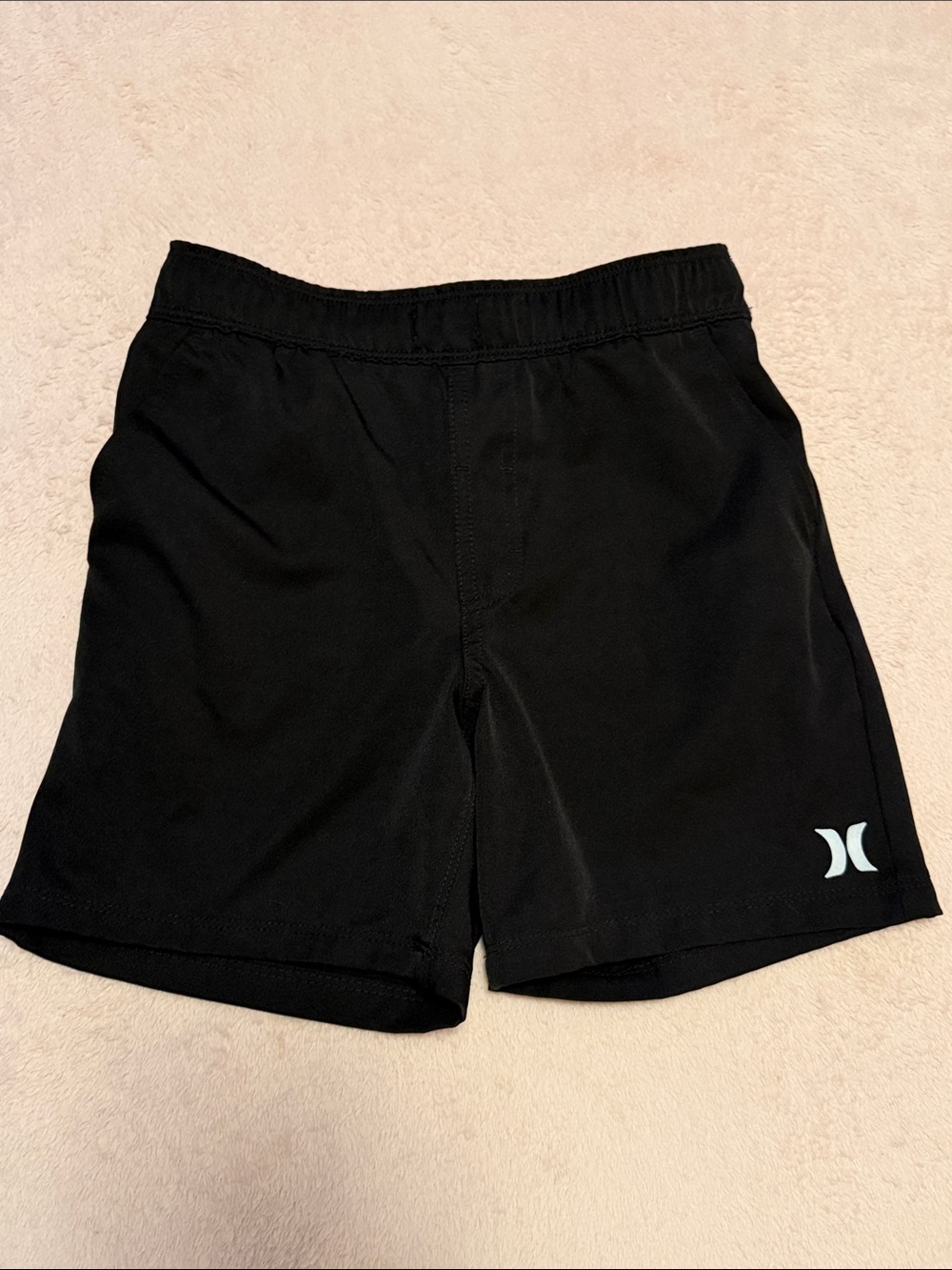 Hurley Black Shorts with Subtle Logo